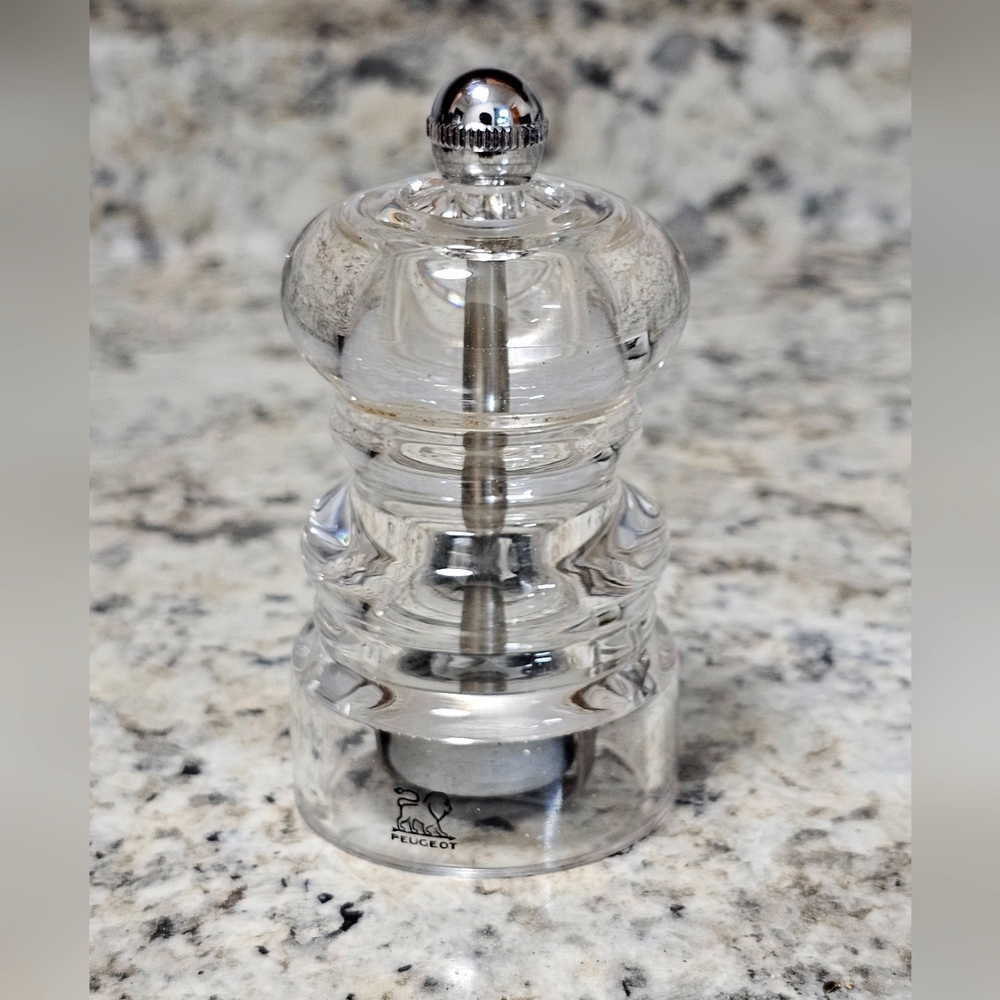 Peugeot freres Nancy Salt Mill Acrylic, 4 Inch,